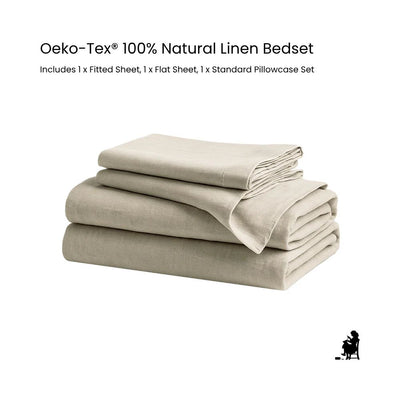 OEKO-TEX® Pure European Flax Linen Sheets